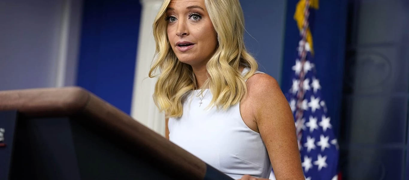 Θετική στον κορωνοϊό η εκπρόσωπος Τύπου του Λευκού Οίκου (φώτο)